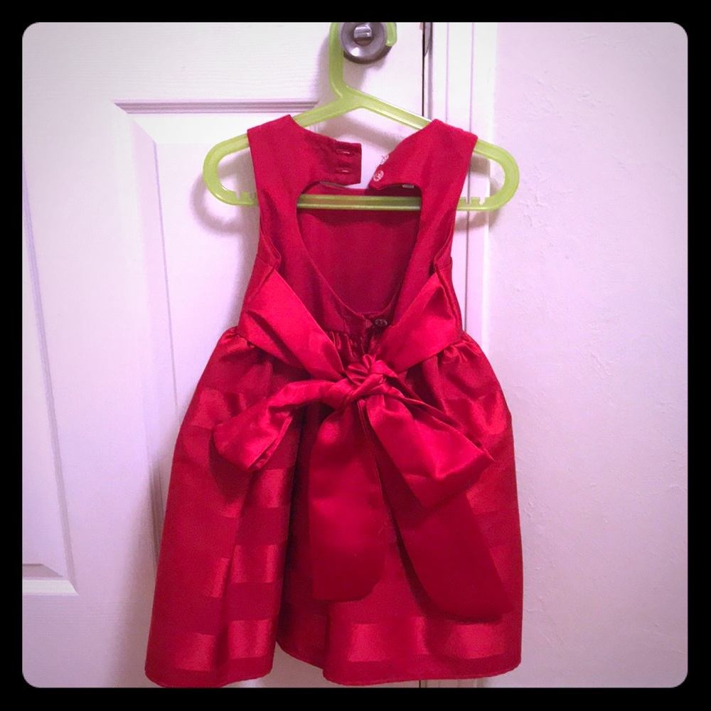 Girls 4 red dress